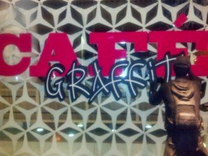 I'd come looking for a drink. I found rainbow shots...