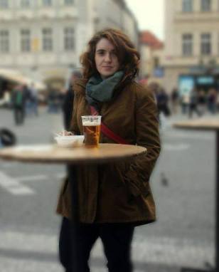 Tee Burberry trench coat fell victim to one Manhattan too many, but recovered in time for a trip to Prague.