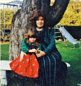 There's no doubt my hair and love of patterns are inherited from my mother...